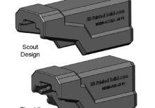 Side Arm Holster for Right Side Nerf Gun Mount (Cam Lock Design)