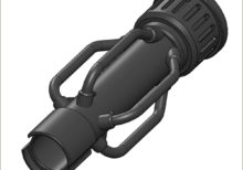 Steam Punk Barrel Extension for Nerf Suppressor/Silencer