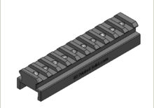 Super Soaker Tornado Picatinny Slip-On Rail